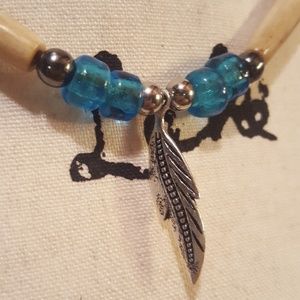 Native American, bone Necklace